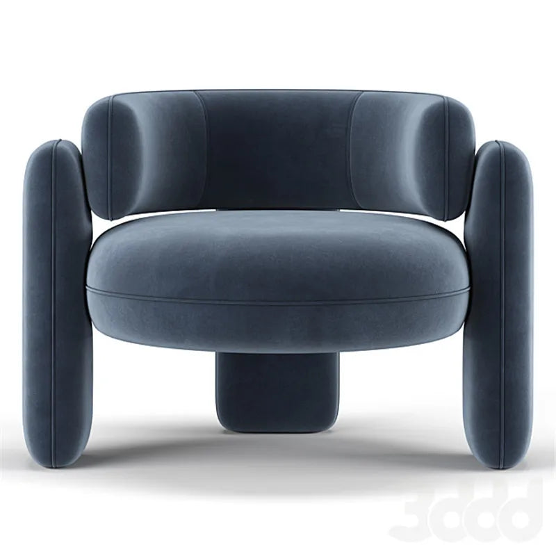 Nordic Minimalist Single Sofa Chair Modern Fashion Living Room Bedroom Leisure Chair Designer Creative Special-shaped Lazy Chair