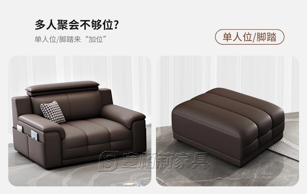 Leather Tables Living Room Sofas Luxury Modern Recliner Conference Tables Living Room Sofas Couch Lazy Muebles Home Furniture