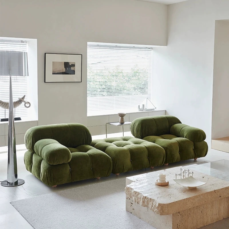 Modern Modular Fabric Sectional Sofa for Small Living Rooms