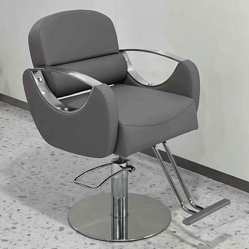 Shop Modern Barber Chair Design Nordic Luxury Chic Barber Chair Slim Style Krzesło Fryzjerskie Salon Furniture