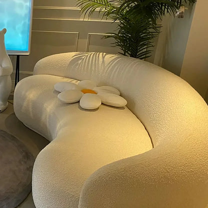 Designer Modern Living Room Sofa Sectional Design Nordic Seater Sofa Curved Creative Nordic Balcony Divano Postmodern Furniture