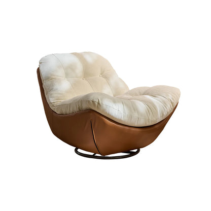 Medieval style rotating nest chair single sofa chair living room balcony home light luxury leisure