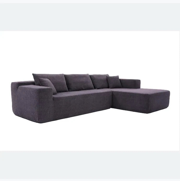 Modern L Shape Vacuum Pack Cost-Effective Recliner Set Sofa Living Room Home Furniture Office Sponge Sofa Compression