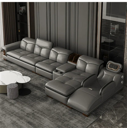 European Luxury Living Room Sofas Home Leisure Sofa Bed Recliner Design Living Room Furniture Modern Corner Smart Massage Sofa