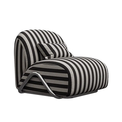 Light luxury modern wind leisure chair designer recliner balcony single chair living room comfortable lazy single
