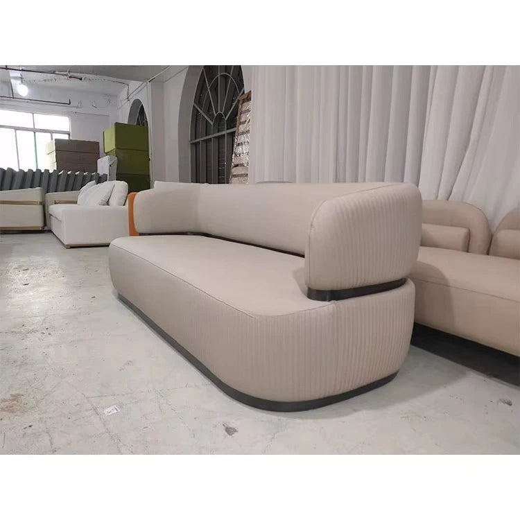 Style Modern Luxury Leather Sofa Set Furniture Genuine Leather Sofa Set for Living Room