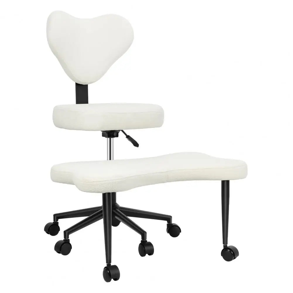 Cross Leg Chair - Meditation Chair with Wheels, ADHD Chair, Height Adjustable Seat, Adjustable Footstool