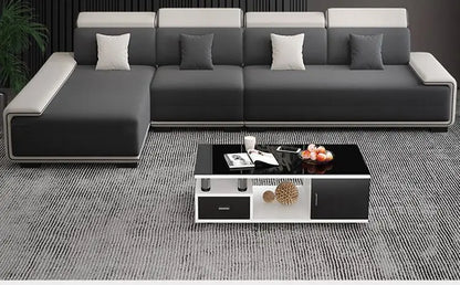 Nordic technology fabric sofa living room modern complete latex light luxury combination dual-purpose