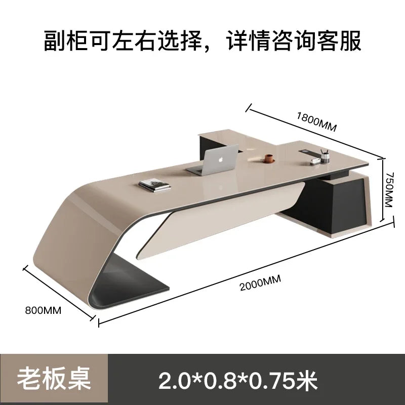 Factory Promotion Computer Desks Work Creativity Creativity Conference Office Desk Reception Secretary  Desk  Unique Designer