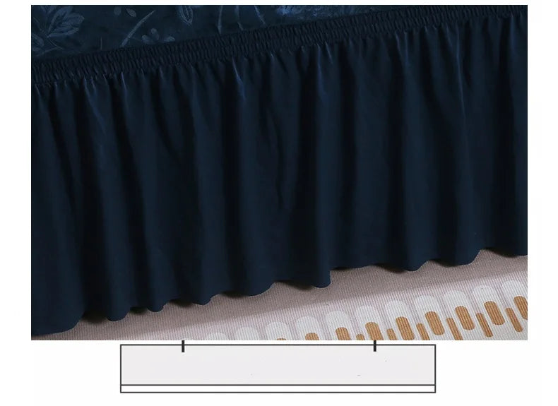 Luxury 1/2/3/4 Seater Slipcover with Elegant Skirt Solid Color Thickened Crystal Velvet Jacquard European Full Cover Non-Slip