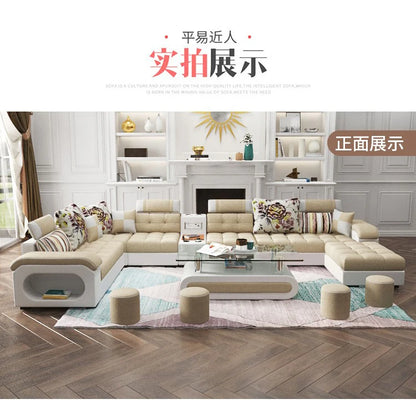Luxury Minimalist Sofa Multifonction Sectional Storage Massage Sofa Modern Living Room Muebles Para El Hogar Home Furniture