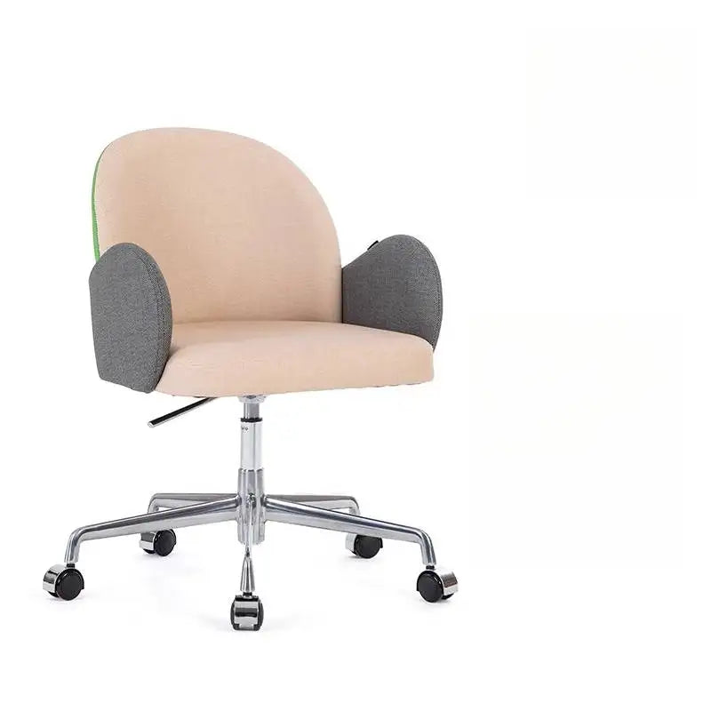 Roller Armrest Office Chair Yellow Soft Modern Study High Swivel Office Chair Ergonomic Relaxing Silla De Escritorio Furniture