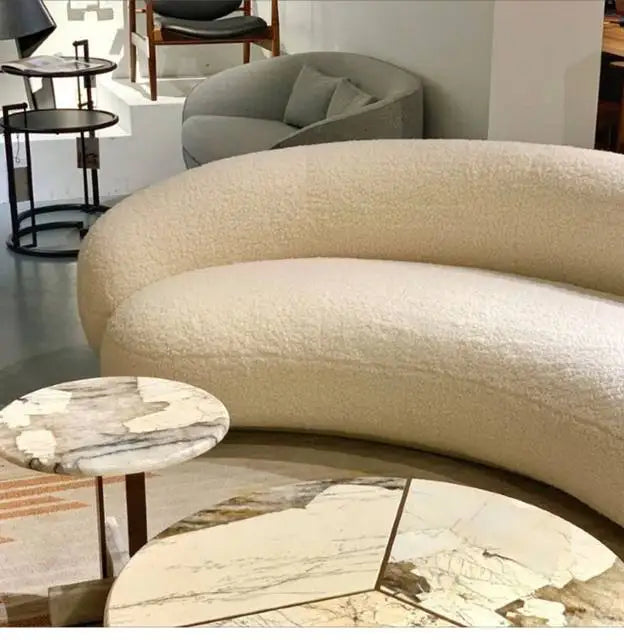 Replica Mini Living Room Sofas Designer Velvet Curved Cloud Corner Small Outdoor Nordic Sofa Luxury Divano Postmodern Furniture