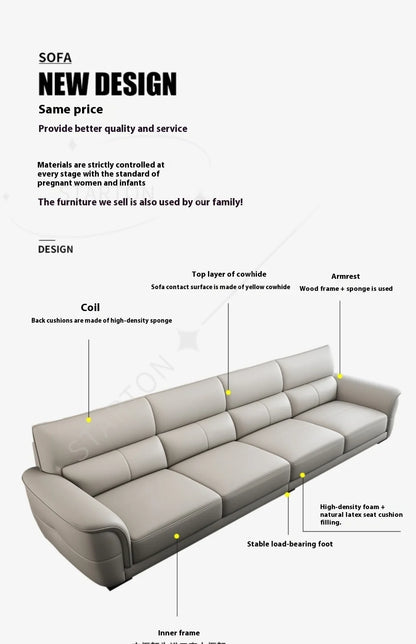 Couch Sofas l Shape Living  Wood Minimalist Sofa Living Room Luxury  Modern Sofa