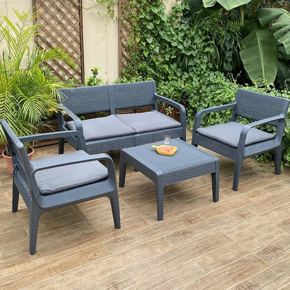 Nordic Household Garden Furniture Sets Villa Terrace Patio Furniture Outdoor Set Home Leisure Lazy Outdoor Table and Chairs Set