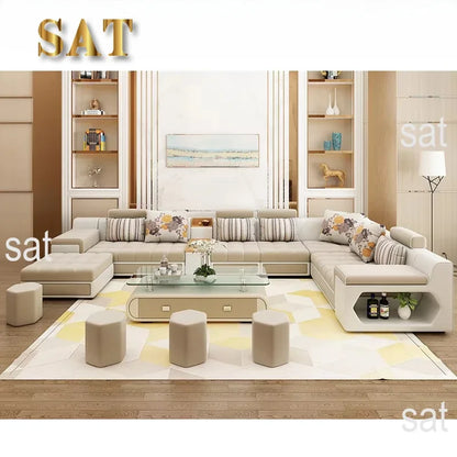 -Modern Design Living Room Sofa Leisure Corner Sofa Set