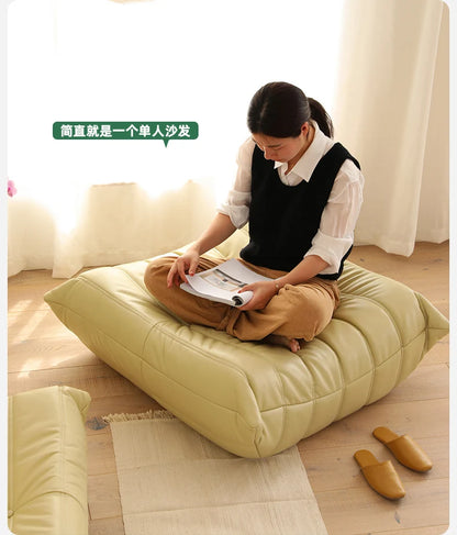 Lazy sofa single leisure chair modern simple technology leather ins