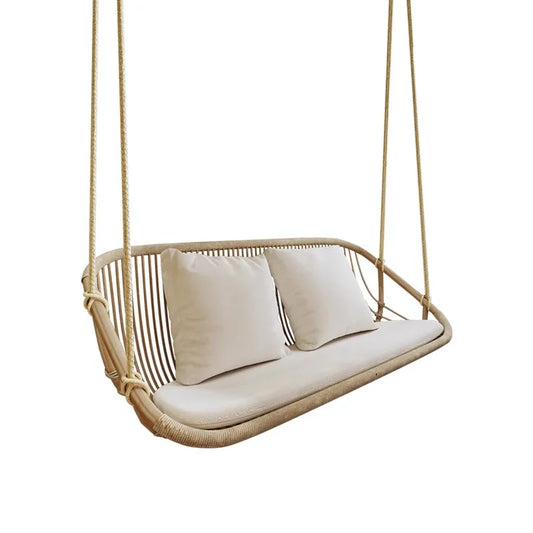 Y  Hanging basket, rattan chair, single or double person swing, sofa, hanging chair, indoor cradle, outdoor rattan chair