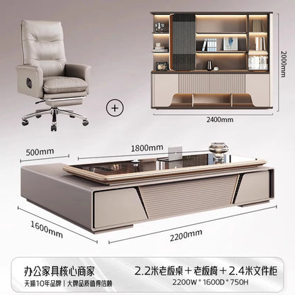 Bedroom Computer Office Desk Cheap Computer Gaming Drawer Conference Office Desk Reception Space Saving Tavolo Salon Furniture