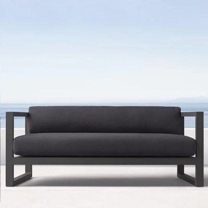 Outdoor Aluminum Alloy Sofa Four Piece Set,Terrace Garden Bar Waterproof Sofa Furniture Set outdoor furniture set sectional sofa
