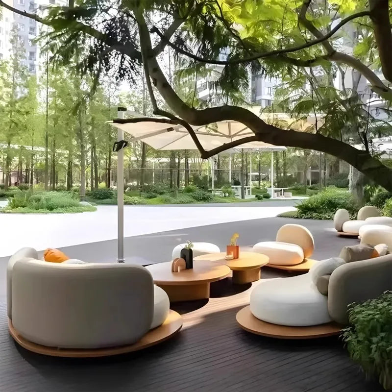 Sofa courtyard leisure, rattan furniture villa garden, creative sofa combination