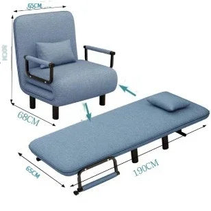 Modern folding sofa bed apartment small apartment simple single and double folding sofa with armrest