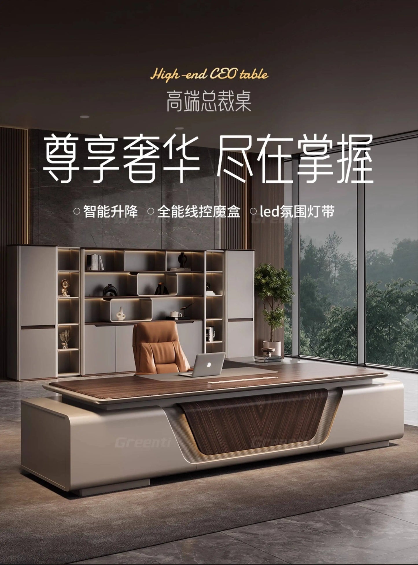 Multi-functional design Boss CEO Desk High end modern luxury Computer desk office table escritorios de computadora furniture