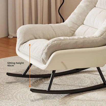 Lazy Sofa Rocking Chair Living Room Balcony Recliner Light Luxury Leisure Single Sofa Chairs  Living Room Furniture  cozy stool