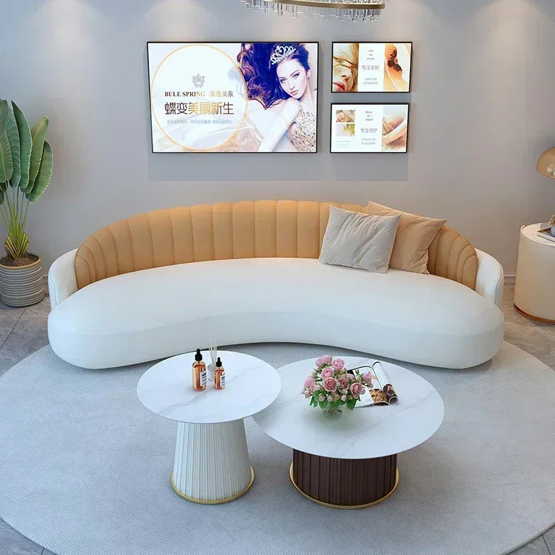 FAFAFA  A-FAFA Lounge Corner Sofa Luxury Modern Sleeper Floor Cloud Designer Sofa Living Room Lazy Modular Home Furniture  SHUN