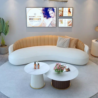 FAFAFA  A-FAFA Lounge Corner Sofa Luxury Modern Sleeper Floor Cloud Designer Sofa Living Room Lazy Modular Home Furniture  SHUN