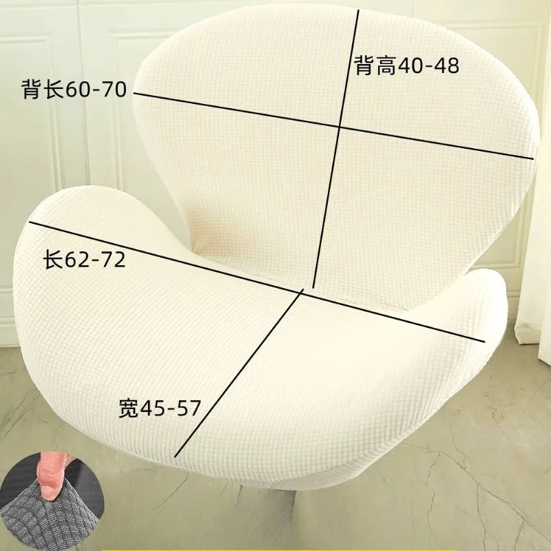 Universal Plus Big Arc Chair Cover Bar High Stool Chair Cover Backrest Seat Rotating Lifting Bench Cashier Bar Hotel Stool Cover
