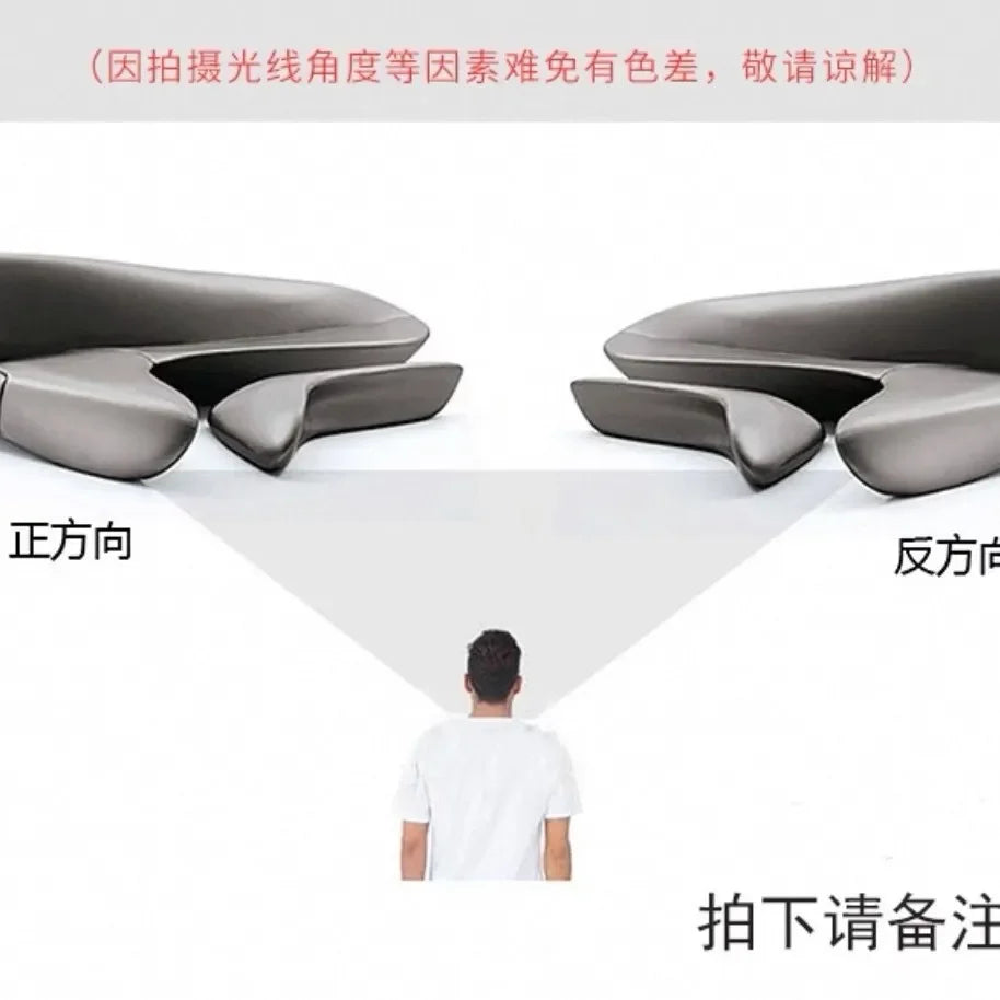 Sable lunaire en fibre de verre, créatif, combinaison de canapé d'angle