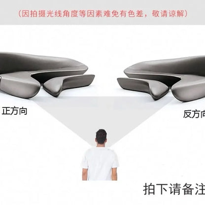 Sable lunaire en fibre de verre, créatif, combinaison de canapé d'angle