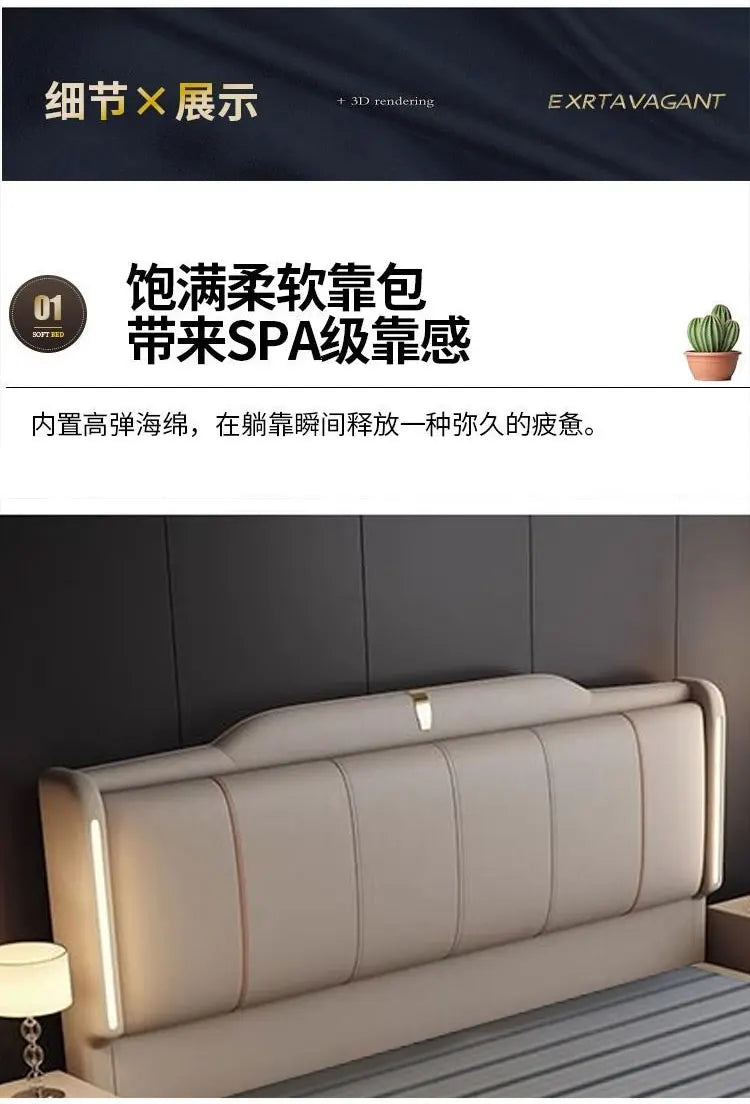 180x200 cm Double bed frame king size frame headboard with 3 drawer storage luxury home bedroom bed queen cama king furniture