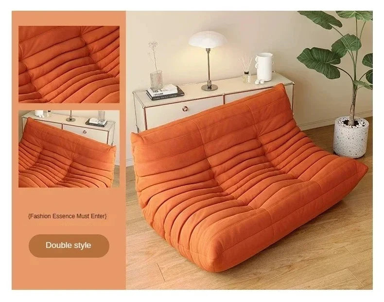 Caterpillar Sofa Designer, Two Person Lazy Leisure Chair, Three Person Small-sized Sofa