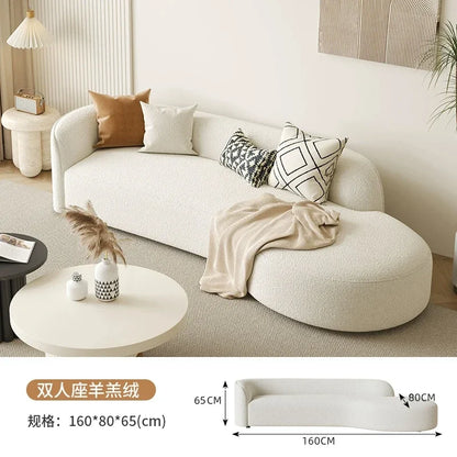 Accent Living Room Sofa Modern Simple Aesthetics Designer Relax Read White Trendy Luxury Adult Muebles Lounge Suite Furniture