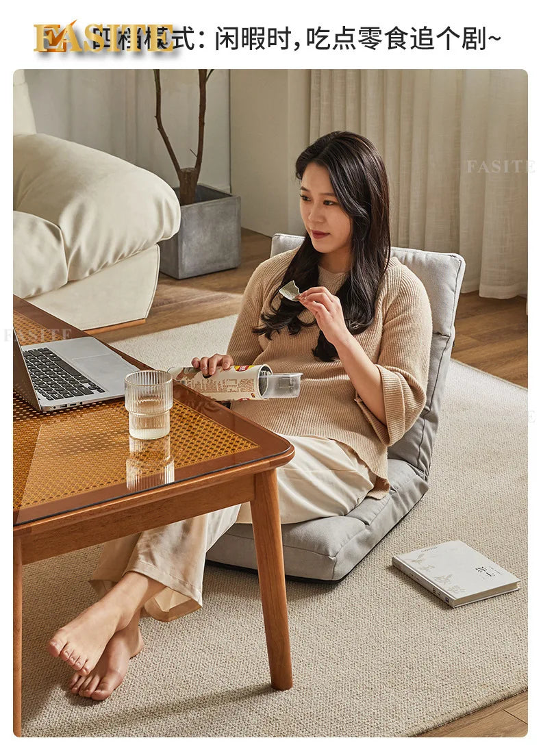 Lazy sofa tatami bay window lazy chair folding fabric can sit single chair balcony bedroom back lying