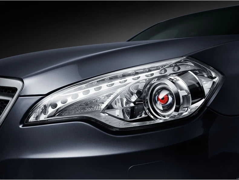 Cool Decoration Dynamic LED Car Headlights Devil Eye LED Car Light Headlight Assembly Modified Eagle Eye Light Cars Accessories