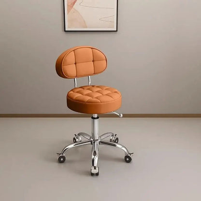 Adjustable Nail, Makeup, Hairdressing Shop, Student Stool, Beauty Salon Special Stool, Roller Bar Chair