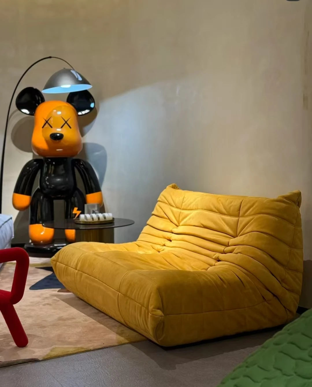 Two sofas, wife's favorite, daughter's favorite, the best seat for taking a shower, caterpillar sofa, luxury item Luxury has con