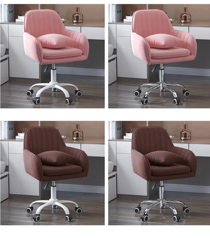 Modern Lift Swivel Office Chairs Study Room Chair Home Backrest Leisure Makeup Chair Bedroom Comfortable Computer Gaming Chair