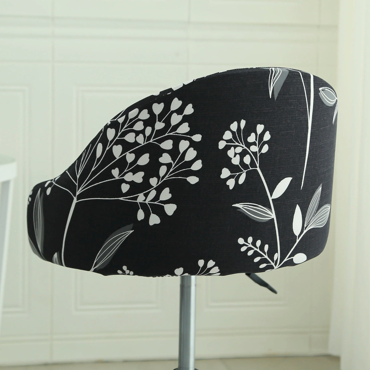 1PC Semi-Circular Universal Wear-Resistant Chair Cover Chair Cover Dust-proof Elastic Restaurant Hotel Dining Chair Cover 의자 커버