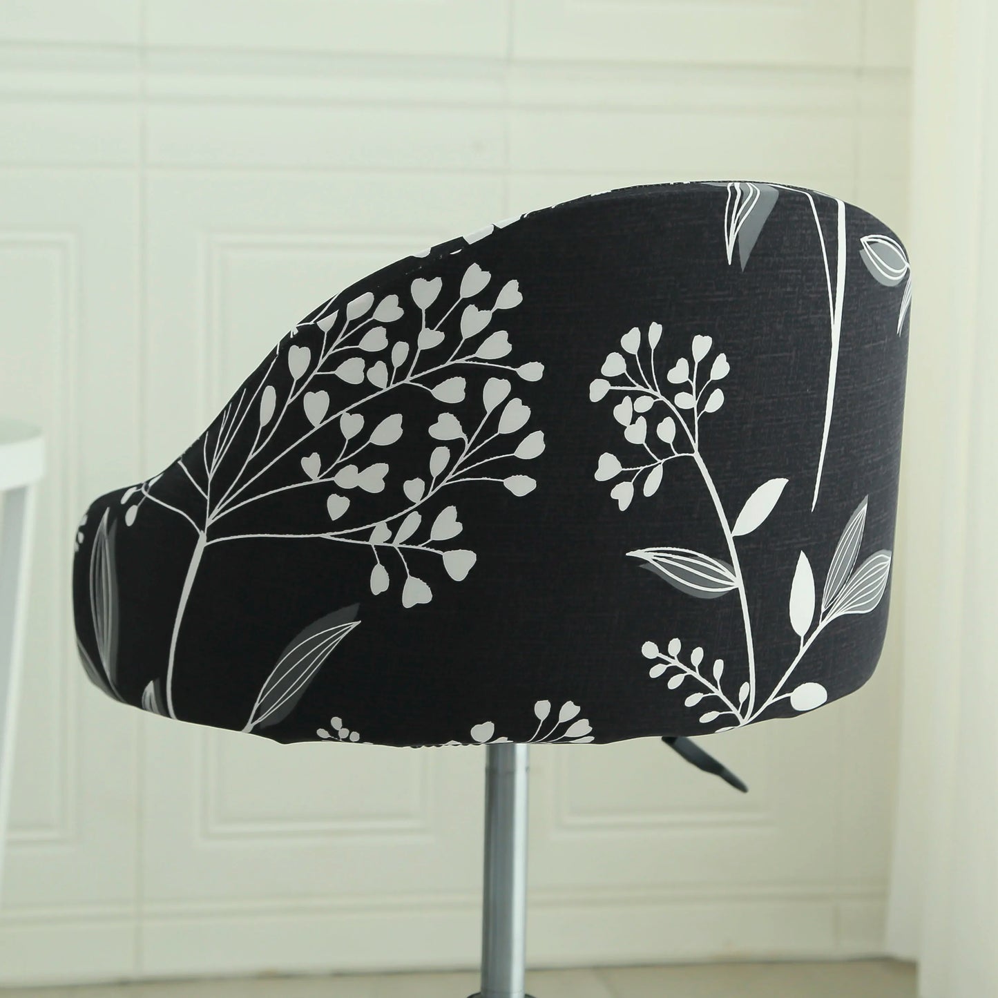 1PC Semi-Circular Universal Wear-Resistant Chair Cover Chair Cover Dust-proof Elastic Restaurant Hotel Dining Chair Cover 의자 커버