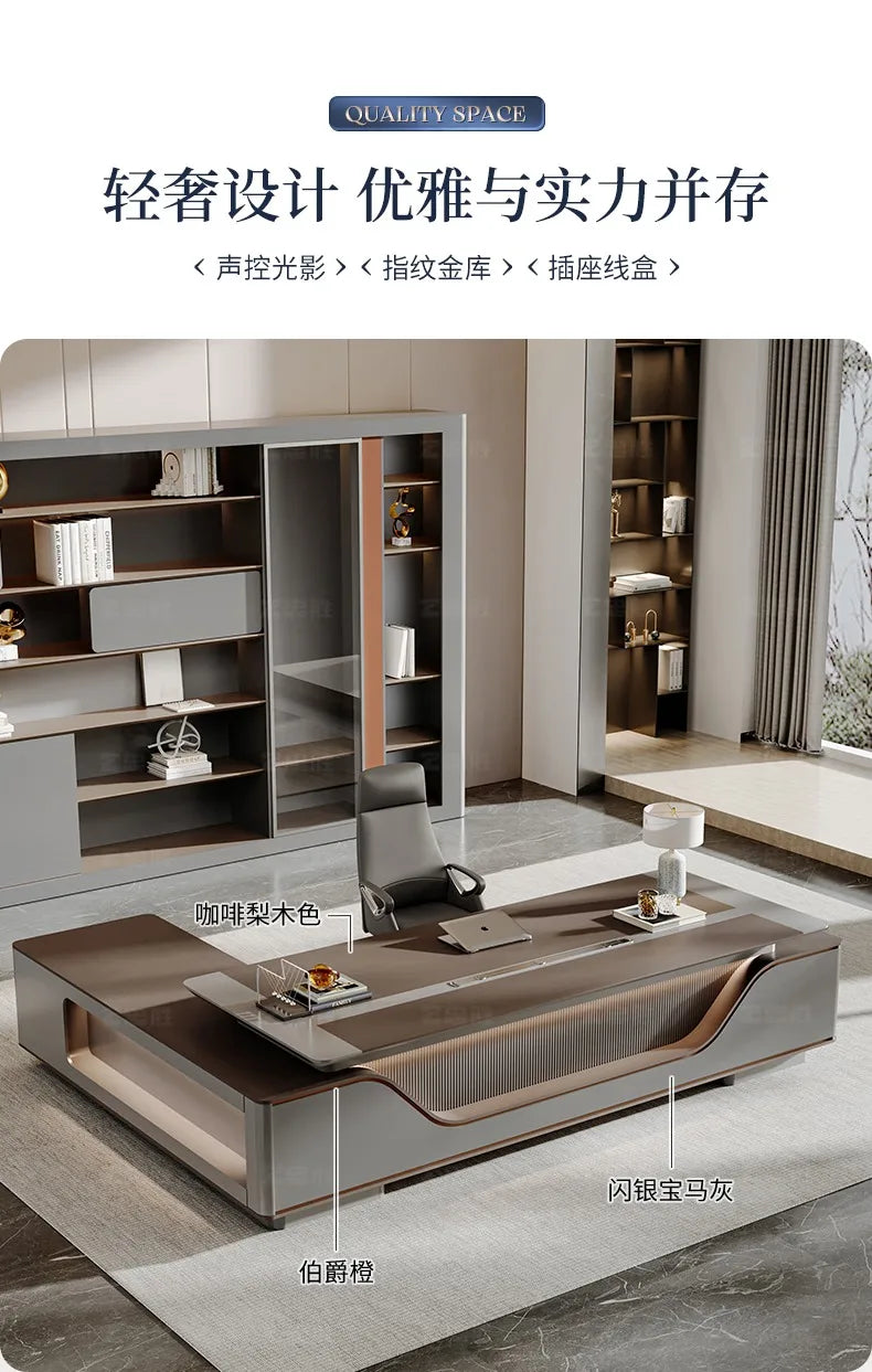 Drawers Wood Office Desks Organizer Stand Computer Portable Office Desks Study Modern Mesas De Computador Office Furniture