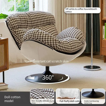 Large Modern Living Room Chairs Swivel Luxury Relaxing Comfy Design Chairs Armchair Lazy Puffs Sedie Da Soggiorno Home Furniture