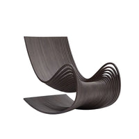 Designer rocking chair single solid wood recliner balcony leisure chair home