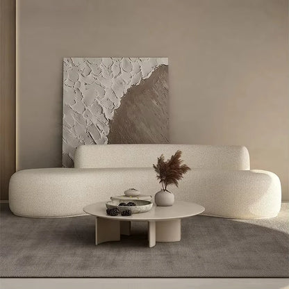 Curved Couches Luxury Lounge Suite Sets Luxurious Modern 3 Seater Upholstered Furniture Curved Sofa for Living Room