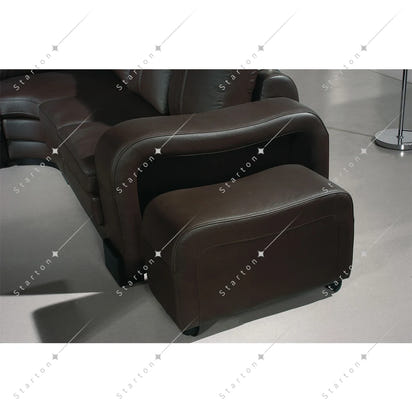 Elegant Furniture Living Room Seater Leather L Sectional Corner Armchair Sofas With Single Seat Chair