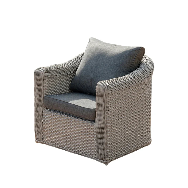 Outdoor rattan sofa combination, courtyard waterproof and sun protection villa, outdoor balcony, leisure furniture combination