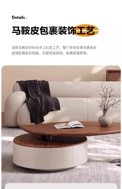 Nordic Style Modern Coffee Table Unique Design Glam Luxury Coffee Table Living Room Hidden Storage Table De Salon Home Furniture
